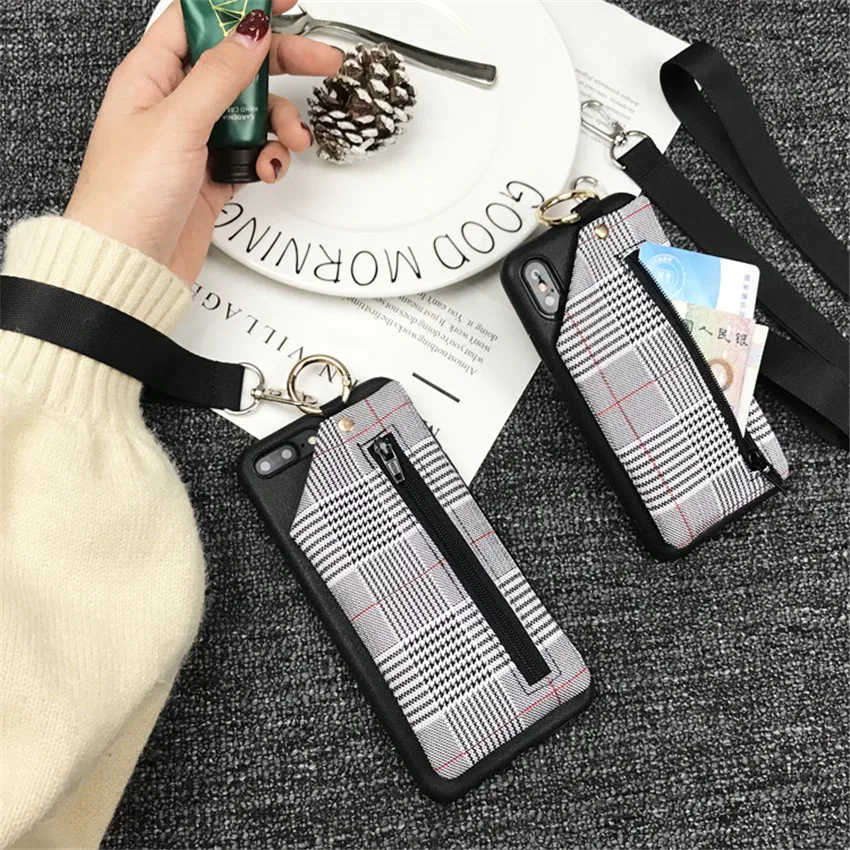 Кожаный чехол-бумажник для карт телефона с держателем iPhone 11 pro 6 8Plus XS чехлы