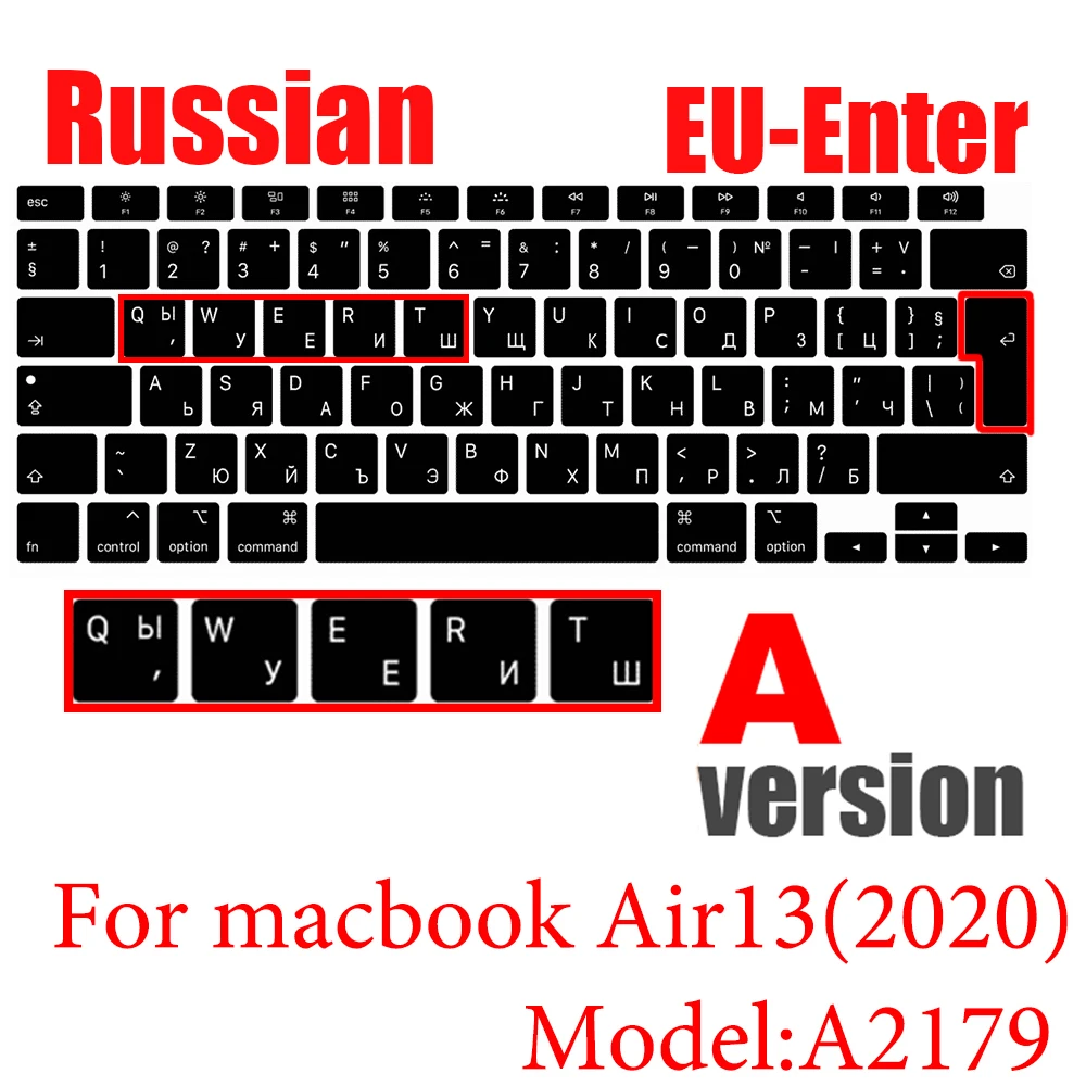 Чехол для ноутбука macbook Air13 2020 чехлы клавиатуры New Air13.3 чехол 13 дюймов A2179