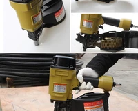 HIFESON High Quality Pneumatic Air Nailer Gun CN90 Straight Nail Gun Tool Nailing Stapler for Wood Package Tray