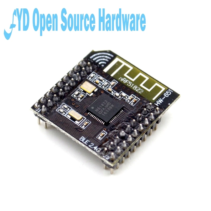 Беспроводной модуль связи NRF51822 2 4G Bluetooth/модуль zigbee/DMX512 | Электронные компоненты и