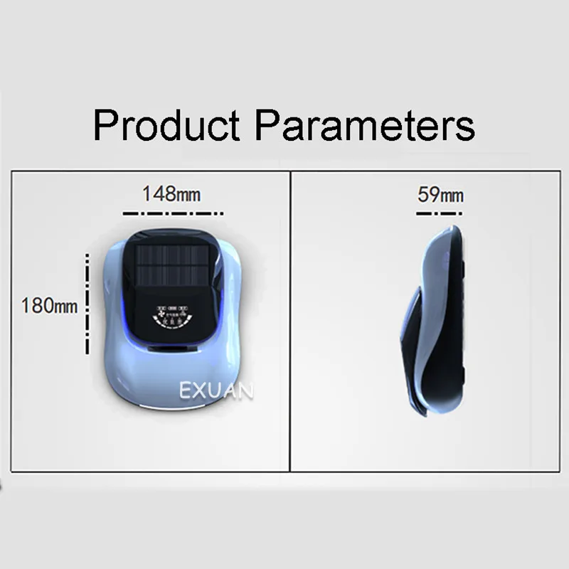 

Portable car in addition to formaldehyde aroma diffuser solar car air purifier car interior deodorization smart aromatherapy