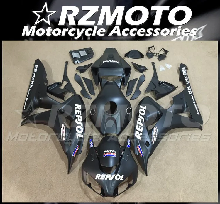 

Injection Mold New ABS Whole Fairings Kit Fit for HONDA CBR1000RR 2006 2007 06 07 CBR1000 Bodywork set Repsol black matte