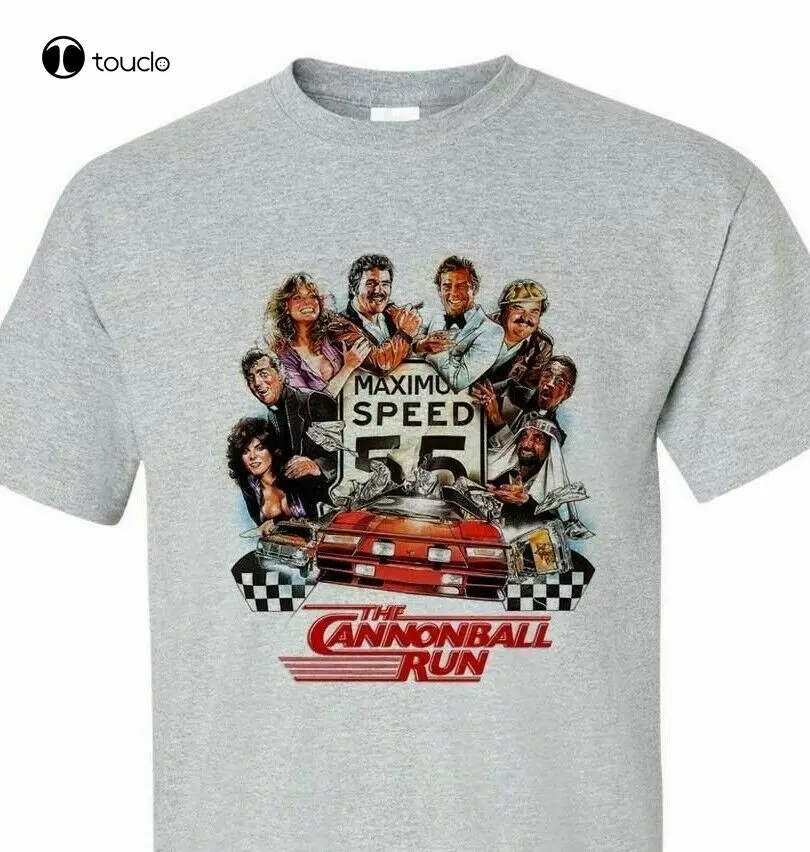Футболка Cannonball Run Burt Рейнольдс 1980S ретро фильм Smokey And The Bandit |