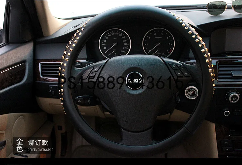 

Suitable for new Mercedes Benz C / E-class BMW 3 / 5 Series Audi Q5 Land Rover Aurora Jaguar steering wheel cover four seasons