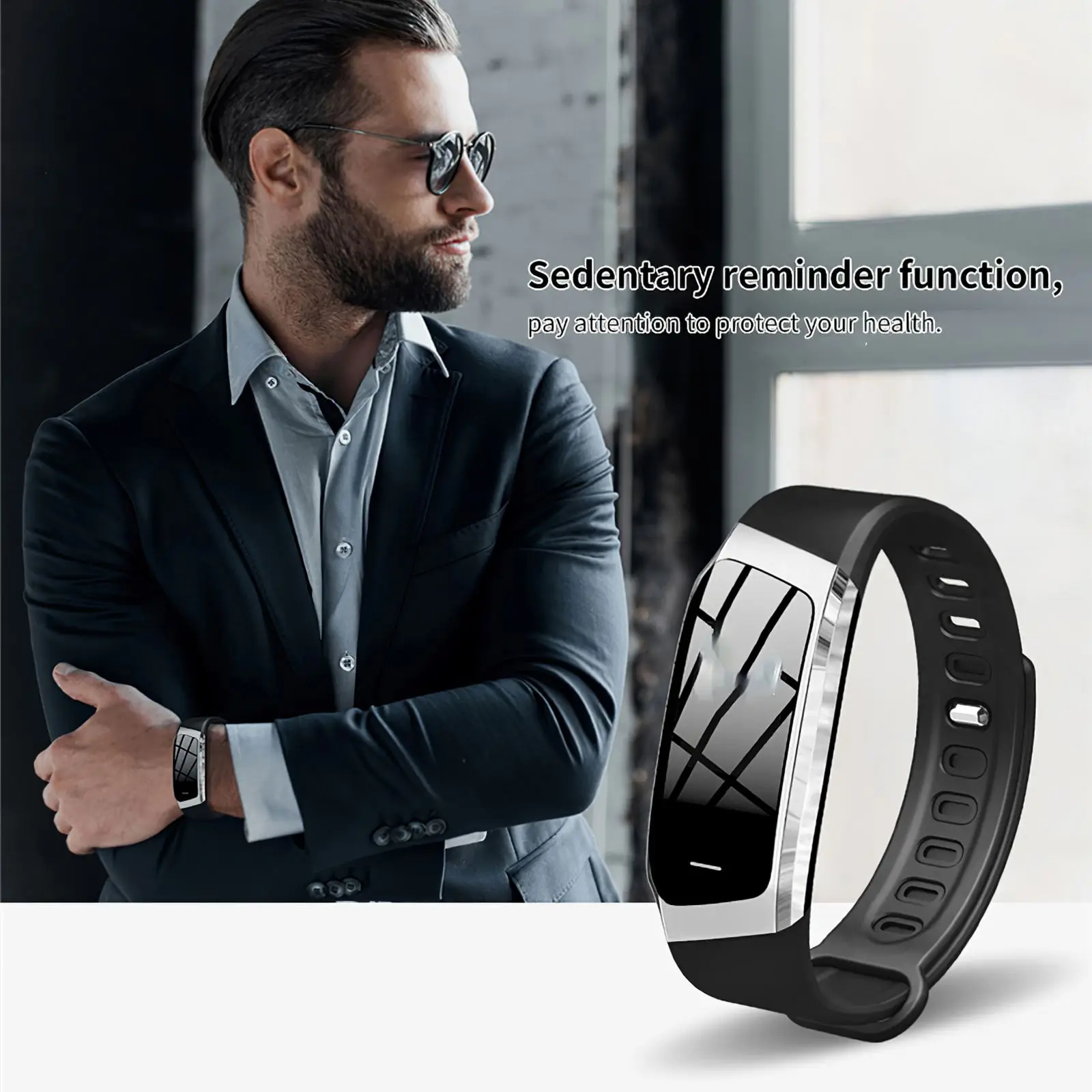 

Smart Watches Smart Band Sport Fitness Tracker Pedometer Heart Rate Blood Pressure Monitor Outdoor Multifunctional Waterproof