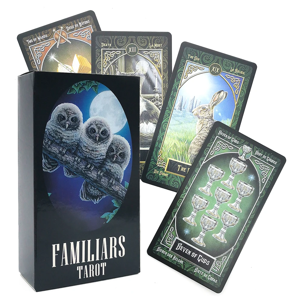 

The Most Popular Tarot Deck 78 Cards Affectional Divination Fate Game Deck Soulkeeper Palying Cards for Party Game Occult