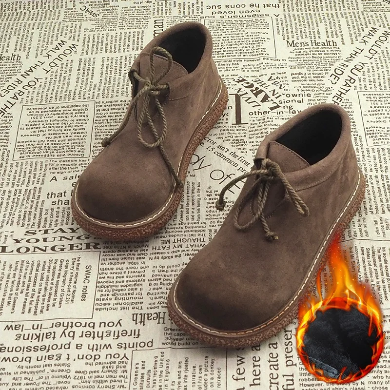 Японские ботинки в стиле Харадзюку с большим носком повседневная обувь на