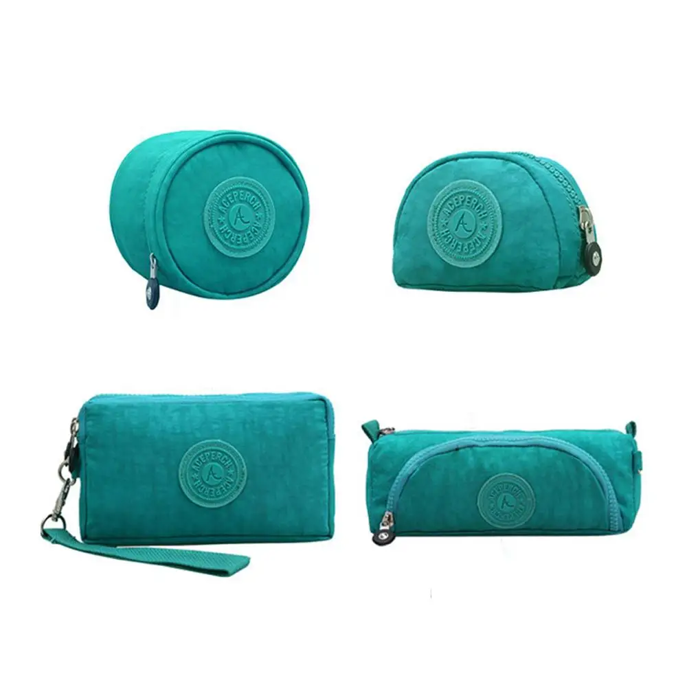 Lake Green ACEPERCH Casual Women Wallet for Credit Cards Small Luxury Brand Leather Short Womens Wallets and Purses Carteira Feminina - Цвет: Lake Green