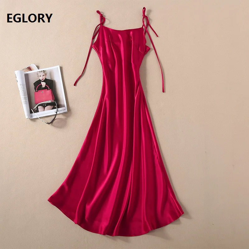 

High Quality Strap Dress 2020 Summer Sexy Club Women Bow String Deco Sleeveless Casual Basic Dress Apricot Black Green Apricot