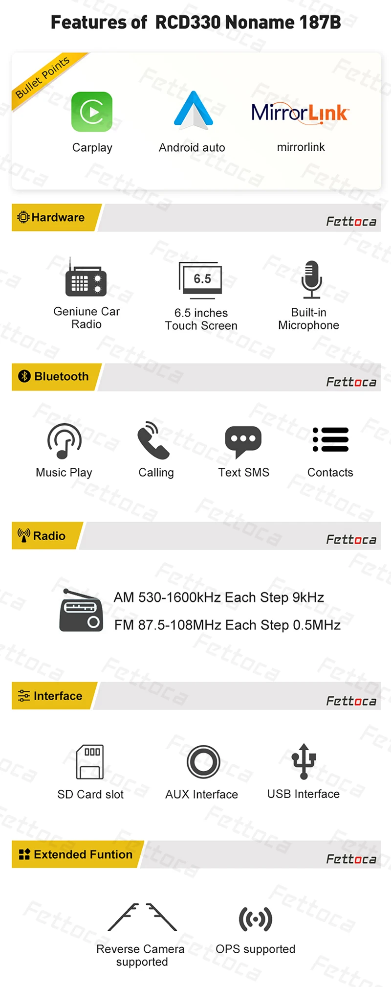 RCD330 6RD035187B RCD330 плюс Android Авто CarPlay 6," автомобиль MIB радио для skoda Golf 5 Jetta MK5 MK6 CC Tiguan Passat B6 B7 Polo