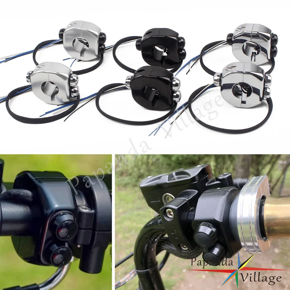 Мотоциклетные переключатели головной светильник тумана Рог тормоз вкл/выкл