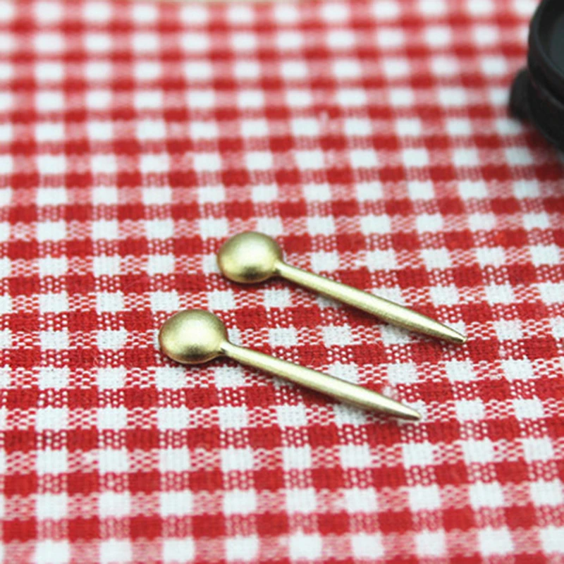 Dollhouse Mini Cutlery Alloy Spoon Simulation Kitchen Tools Model Toys for Doll House Decoration Miniature Accessories | Игрушки и хобби