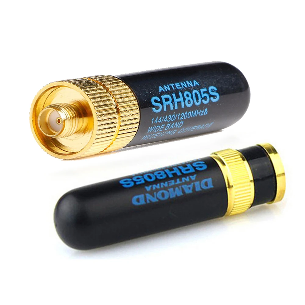 2 шт. SRH805 SMA F 144/430 МГц Двухдиапазонная Uhf Vhf двухсторонняя радио антенна|vhf radio antenna|uhf