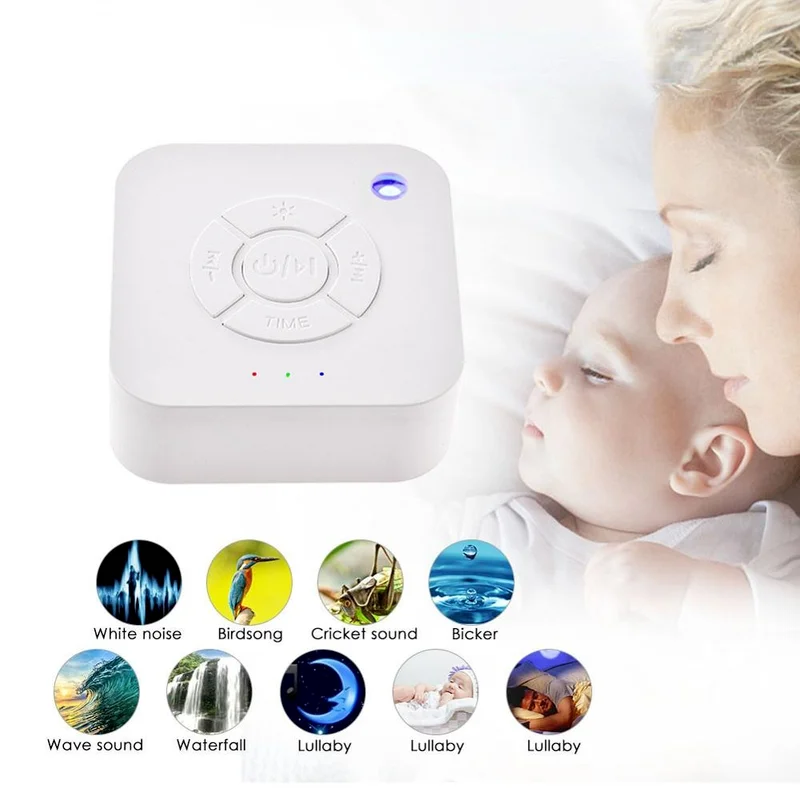 Noise Machine USB Rechargeable Timed Shutdown Sleep Sound Machine For Sleeping & Relaxation for Baby Adult Office Travel new