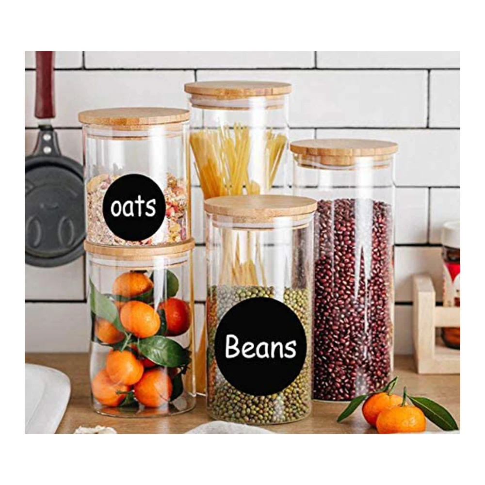 Наклейки на крышки банок круглые самоклеящиеся мини наклейки из ПВХ для бутылок