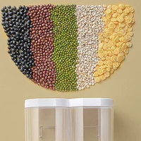 2021 wall mounted storage tank for multi grains in the kitchen without perforation and sealing with lid