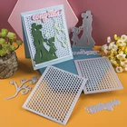 Металлические Вырубные штампы для рукоделия, вырезанная фоновая рамка, украшение для пары, скрапбукинг, штамп для бумажного ножа, форма, лезвие, перфоратор, трафареты, штампы