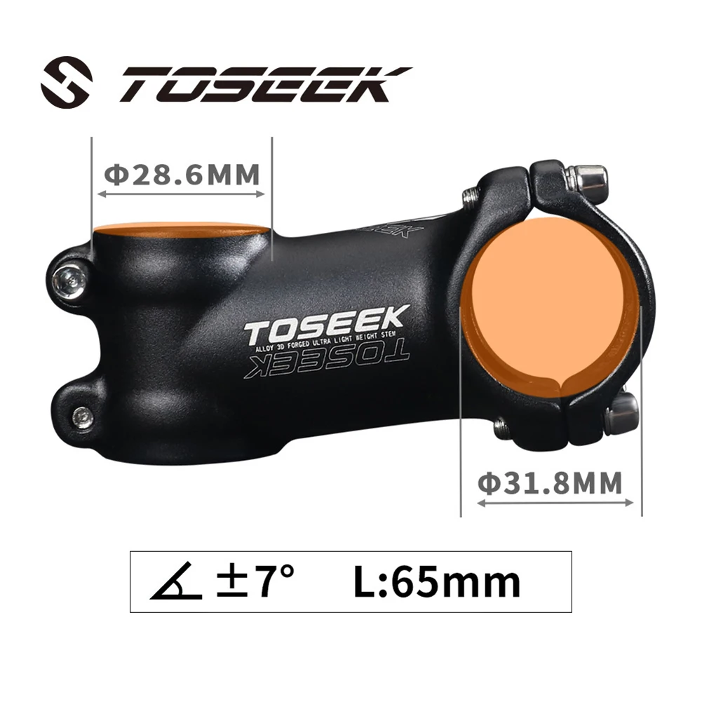 

Mountain Bicycle Stem 7 Degree 31.8MM MTB Road Bike Handlebar Stem Aluminum Alloy Ultralight Stem 45m-110mm Cycling Accessories