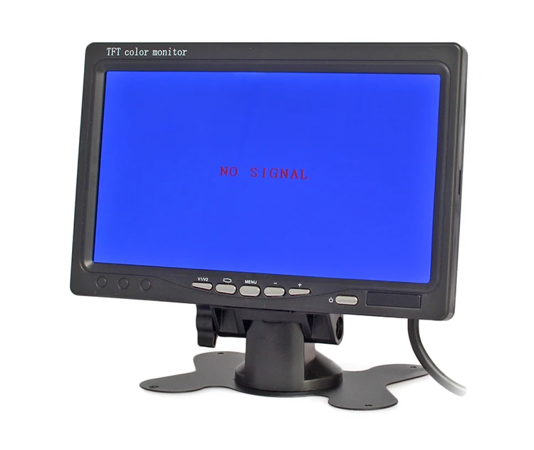 SMALUCK AHD 800x480 7 дюймов TFT ЖК-монитор автомобиля монитор заднего вида максимальная поддержка 1080P AHD камера 2 видео входа