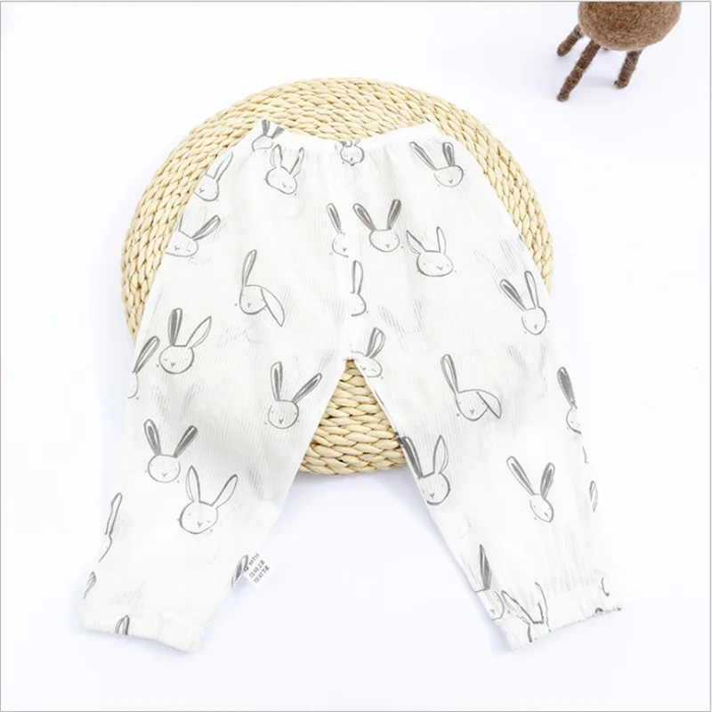

Babys Mosquito Trousers 2021 Summer Thin Cotton Baby Lantern Pants Suitable for Children Aged 1-5