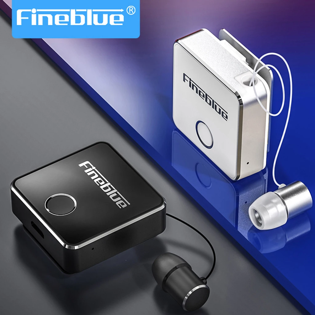 Беспроводная гарнитура FineBlue F1 Bluetooth BT 5 0 handsfree наушники с вибрационным
