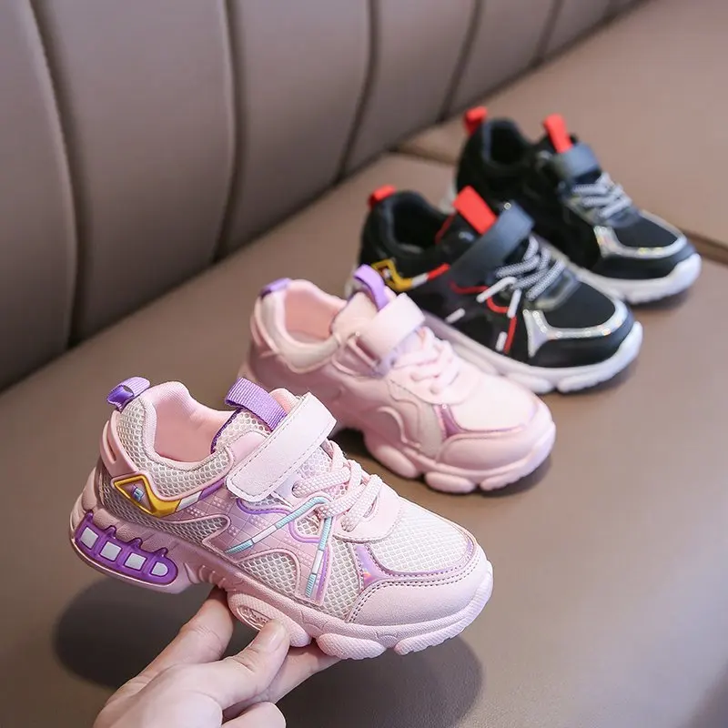 

Boys and girls breathable children's sports shoes fashion casual soft non-slip running sports shoes light shoes 26-37