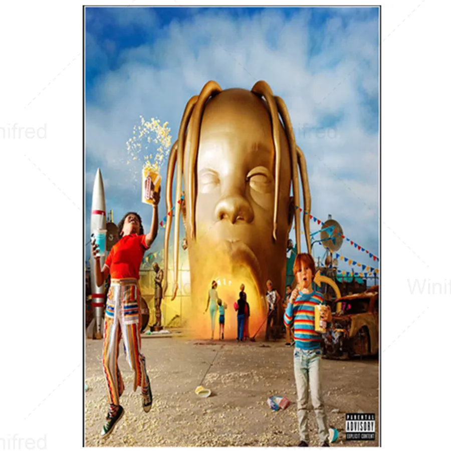 

Poster Travis Scott 5D Diamond Painting Music Album Diamond Mosaic Diy Full Round Diamond Embroidery Cross Stitch Home Decor
