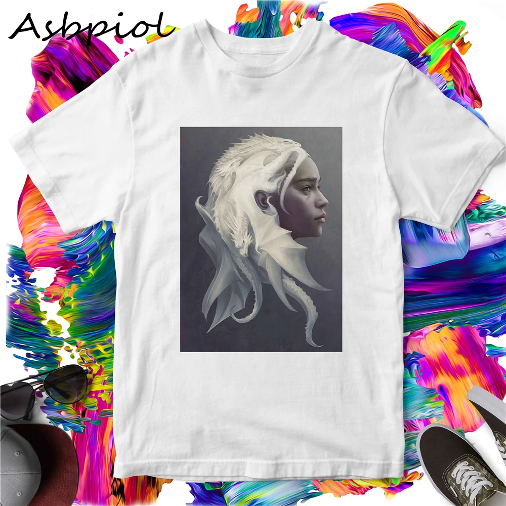 Летняя женская футболка для отдыха Повседневная Свободная белая модная одежда