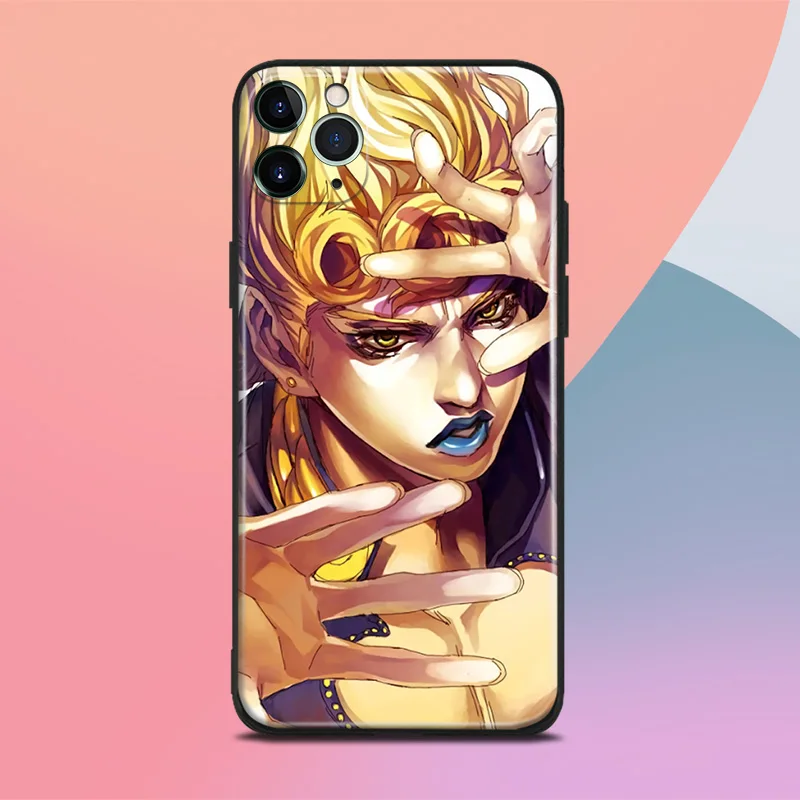 giorno giovanna vento aureo jojos bizarre for iphone se 6 6s 7 8 plus x xr xs 11 pro max soft silicone phone case cover shell free global shipping