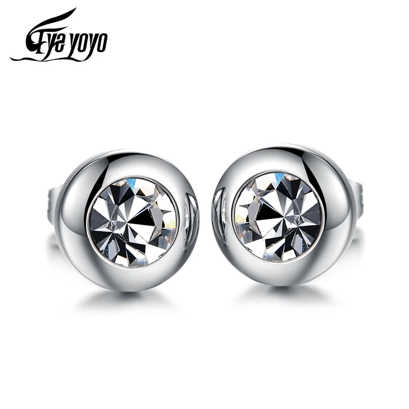 EyeYoYo модные дикие новые круглые мужские Ушные Шпильки простые|Серьги-подвески| |