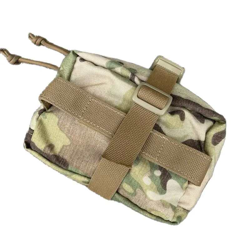 

Тактическая оригинальная Реплика ATS горизонтальная быстросъемная медицинская сумка MC импортная 500D вездеходная камуфляжная