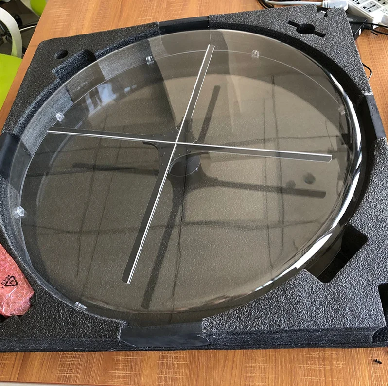 Latest 3d hologram led fan advertising play Dseelab 60H dsee holographic with cover | Освещение