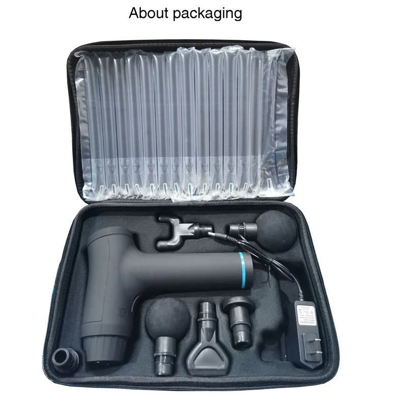 Высокочастотный электрический массажный пистолет аппарат для глубокого