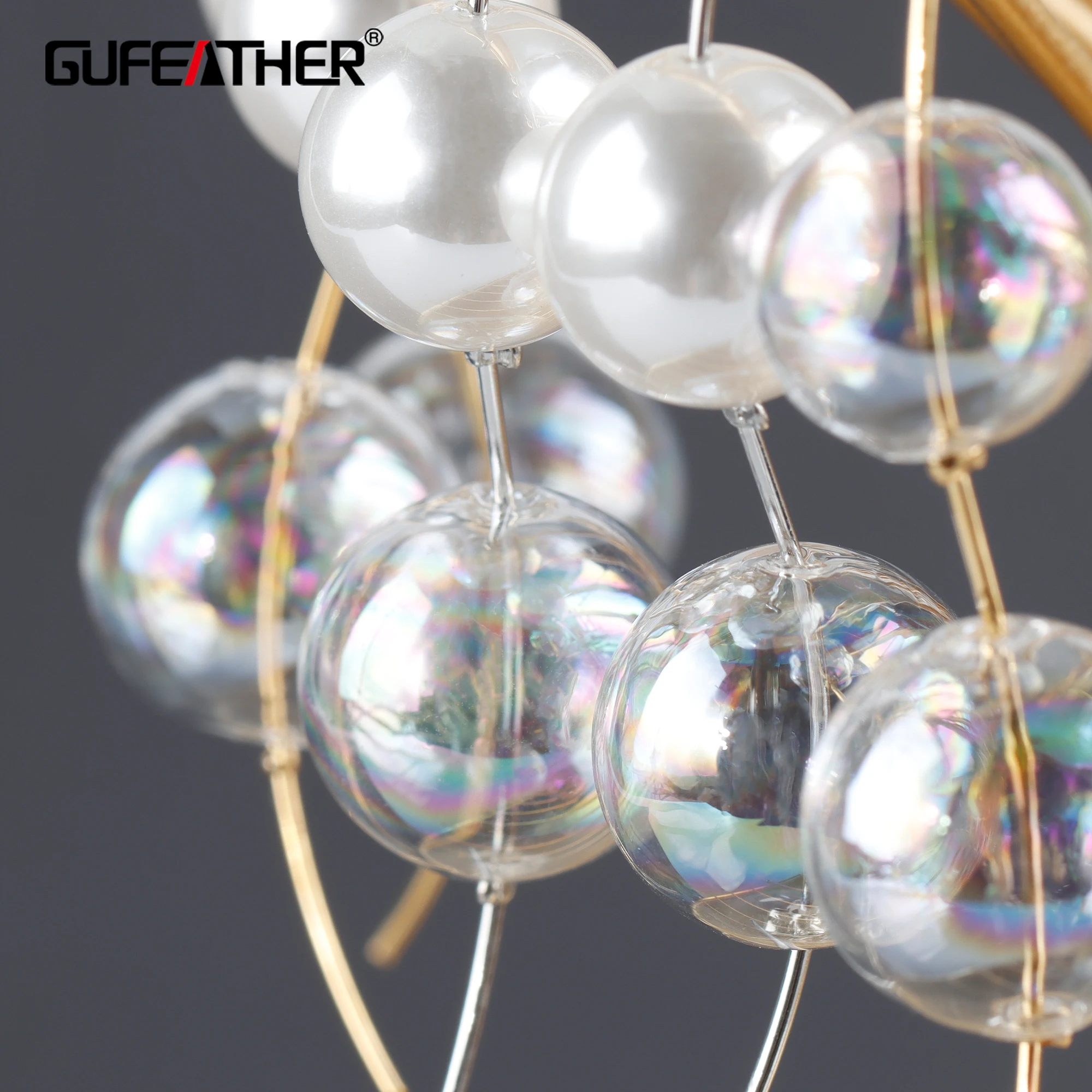 

GUFEATHER M1074, ювелирные аксессуары, стеклянные бусины ручной работы, позолота 18k, родиевое покрытие, изготовление ювелирных изделий, Подвески diy,...