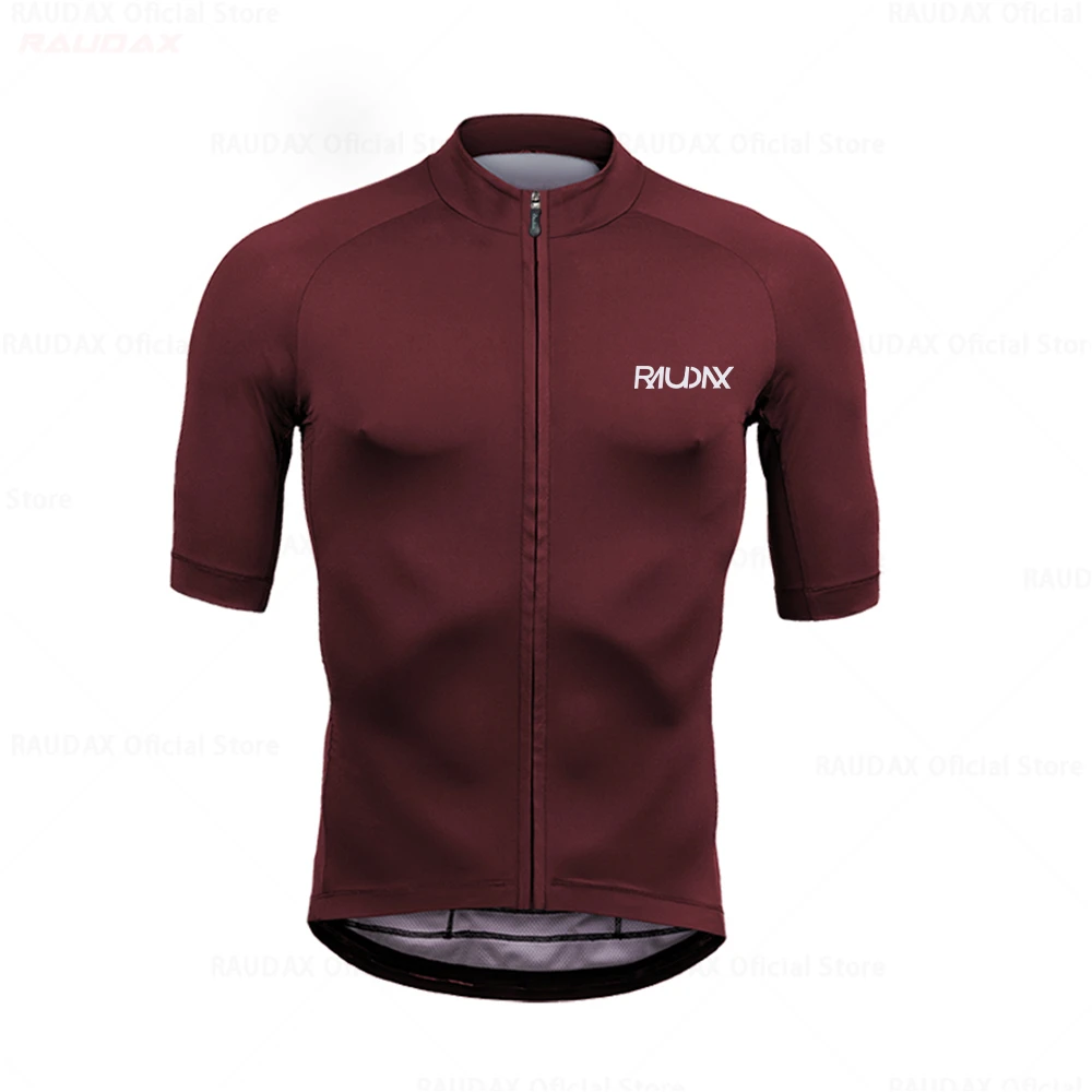 

RAUDAX Summer Cycling Jersey Set Breathable Team Racing Sport Bicycle Jersey Mens Cycling Clothing MTB Shorts Bike Short Shirt