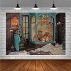 Avezano фон для фотосъемки Счастливого Рождества медведи открытая игрушка магазин фон фотостудия фотосессия фотозона Декор обои