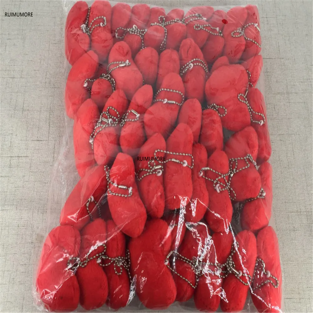 40 шт./партия плюшевые игрушки в виде сердца 7 см | Игрушки и хобби