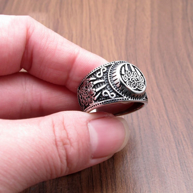 Мужское кольцо в виде медвежьей лапы скандинавском стиле | Украшения и