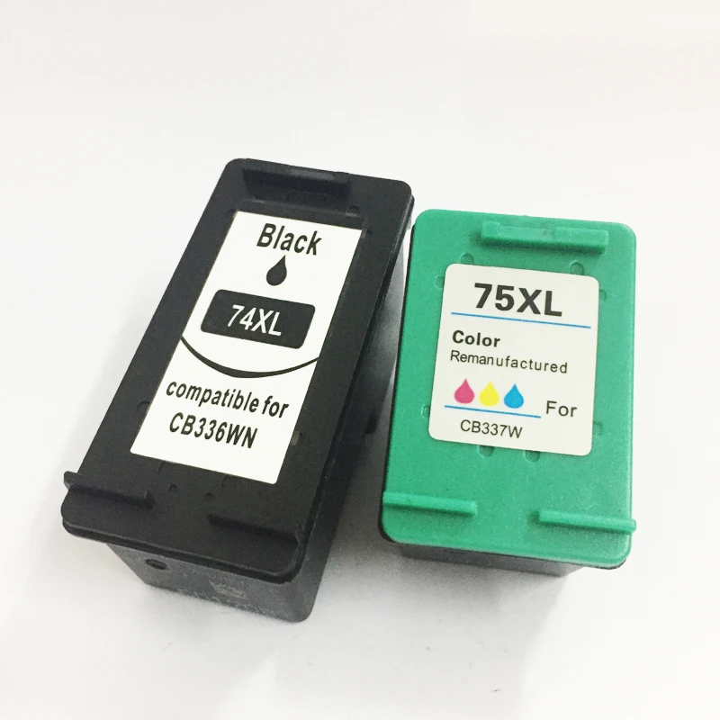 Сменный чернильный картридж Einkshop 74 75 XL для HP 74xl 75XL hp Photosmart C4200 C4280 C4345 C4380 C4385 C4480 J5780