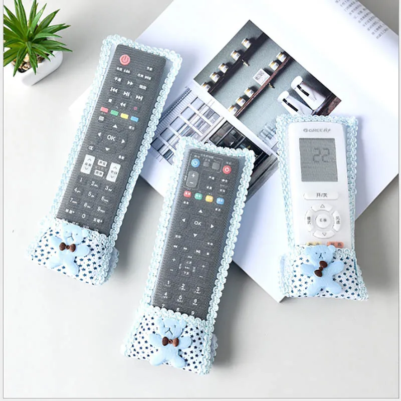 

Cartoon Remote Control Cover Tv Air Conditioner Remote Protector Dust Cover Dust-Proof Protection Supplies Case Decor