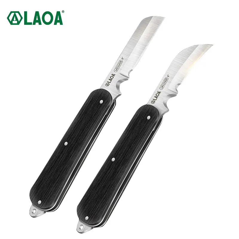 

Складной ножевой кабель LAOA, инструмент для зачистки проводов, карманный нож Jackknife инструмент керамбит