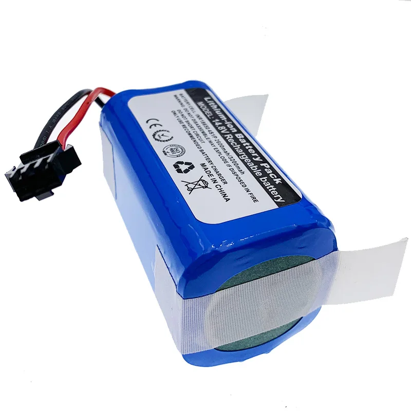 14.8 V 2600mAh 4S 1P 18650 Lithium Batterie Pack 68.4x36.9x36.9mm (4 Pieces Rechargeable Li-ion Batteries) For N9S Etc. - купить по