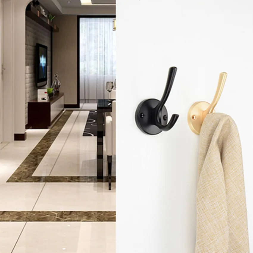 Современный простой модный крючок для украшения стен ванной комнаты из матового