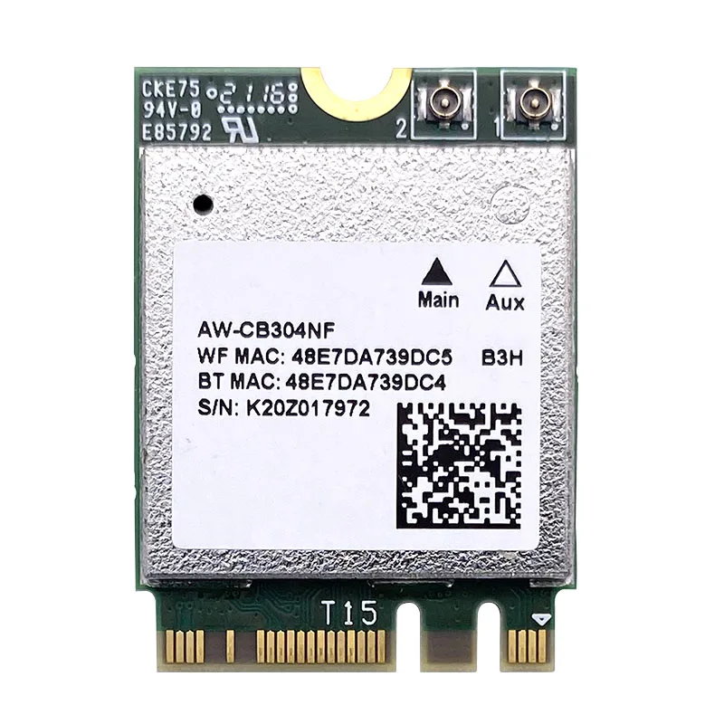 Realtek RTL8821CE AW-CB304NF 802.11AC 1X1 NGFF M.2 dual band 2.4G 5G 433Mbps BT Bluetooth 4.2 WiFi wireless network card | Компьютеры и