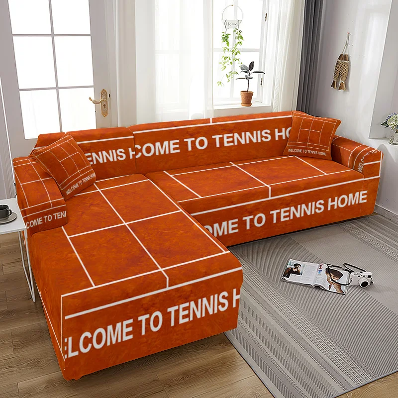 

Tennis Court Sofa Covers for Living Room Sofa Tennis Anti-dust Elastic Stretch Covers for Corner Cushion Cover Sofas Big Sofas