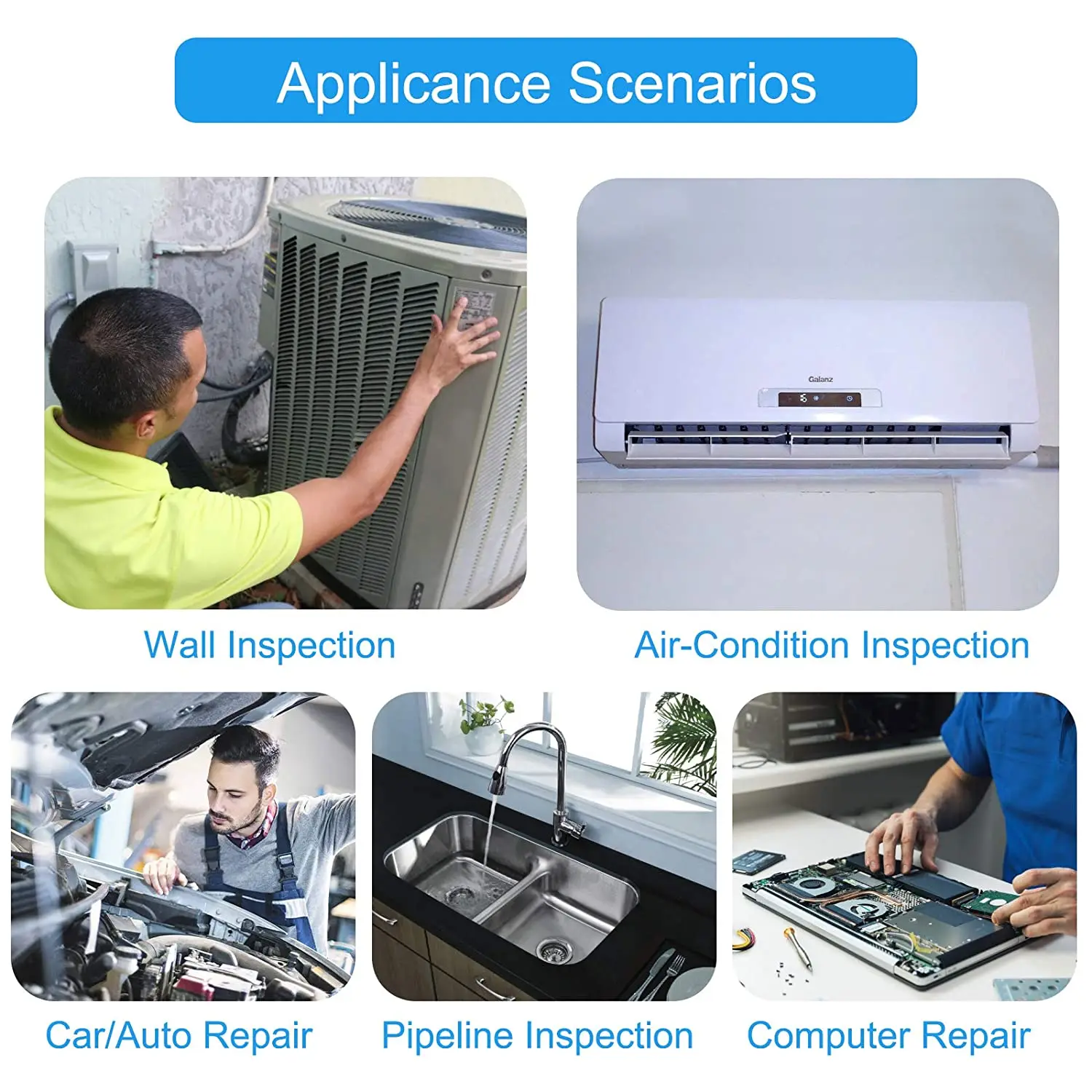 Дешево 15 м эхолот камера Wi-Fi эндоскоп для телефона Android Iphone 5MP подводный USB-кабель визуальная подледная рыбалка камеры беспроводной бороскоп