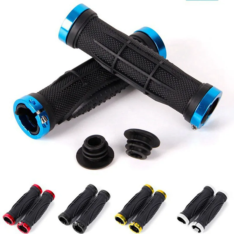 

2 Pieces Of Bicycle Handles, Mountain Road Bike Accessories, Mountain Bike Cuffs, Bicycle Handlebar Handles, Grips, Lock Rod End