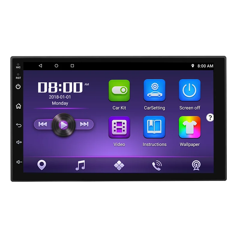 leshida Universal car 2 din player android car stereo 10.1 inch car video 2021