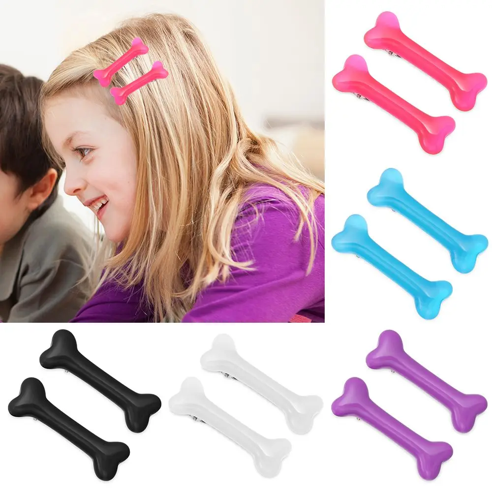 

2Pcs Fashion Lovely Headwear Elegant Women Headband Dog Bone Design Barrette Hairpins Hair Clip