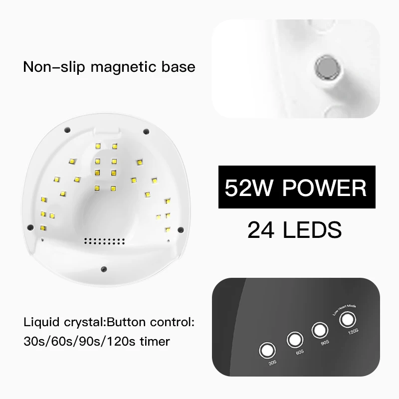 SUN4 Plus УФ лампа для маникюра таймер ЖК дисплей Лучший светодиодный светильник